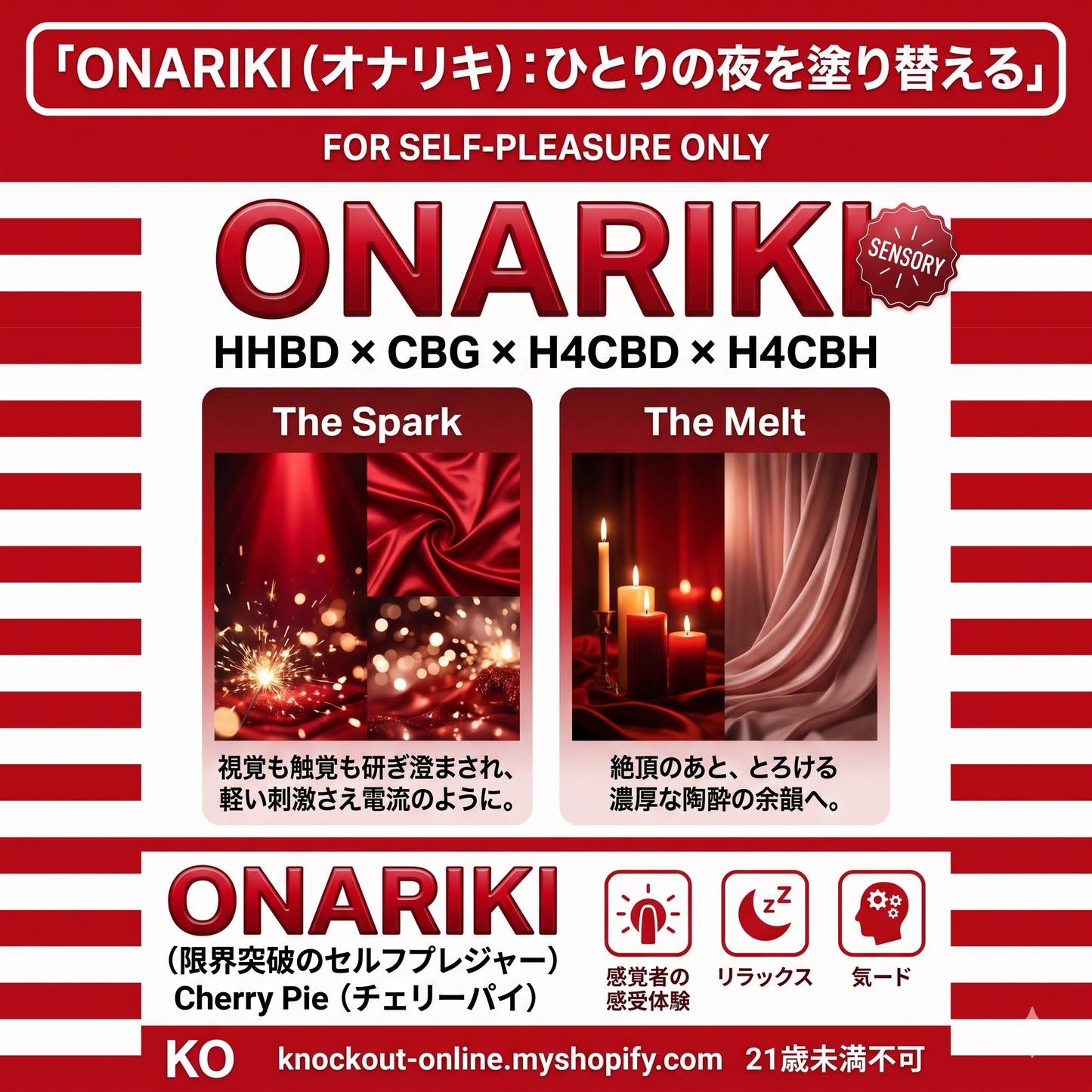 ONARIKI インフォグラフィック